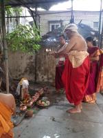Abhisheka at Naga Katte